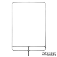 Uncovered stainless frame for flag or cutter, perfect for film grip and rigging.