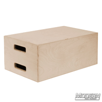 CNC cut birch apple box with smooth rounded edges for film grip and rigging tasks.