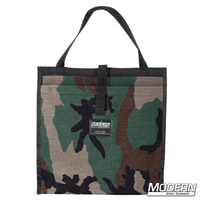 Camo scrim bag for 13-1/2" lighting scrims, made with Cordura 1000 fabric and stainless steel rod, ideal for film, grip, and rigging use