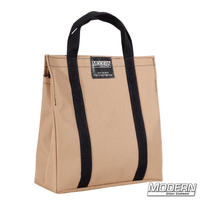 Beige Cordura 1000 bag with black straps for carrying film grip rigging corners and ears, designed for 8'x8' or 12'x12' frames.