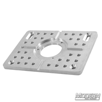 Mitchell Cheese Plate 7-1/2-inch x 10-inch, 1/2" thick 6061 aluminum, perfect for film grip and rigging tasks.