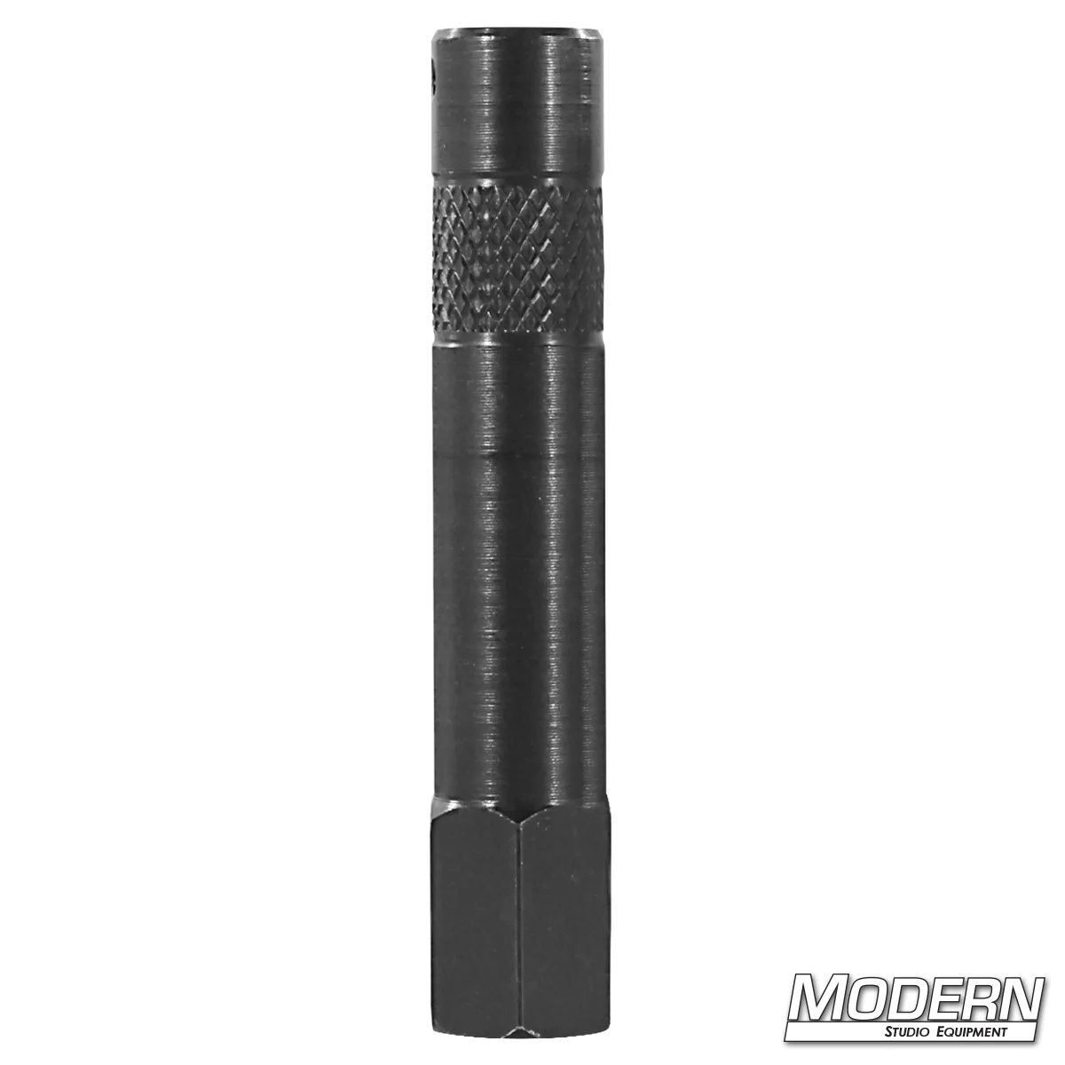 3-inch Steel Baby Pin with 3/8-inch Female Thread - Black Zinc