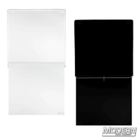 36x36 Ultrabounce® Floppy with white bounce and black negative fill sides for film grip rigging.