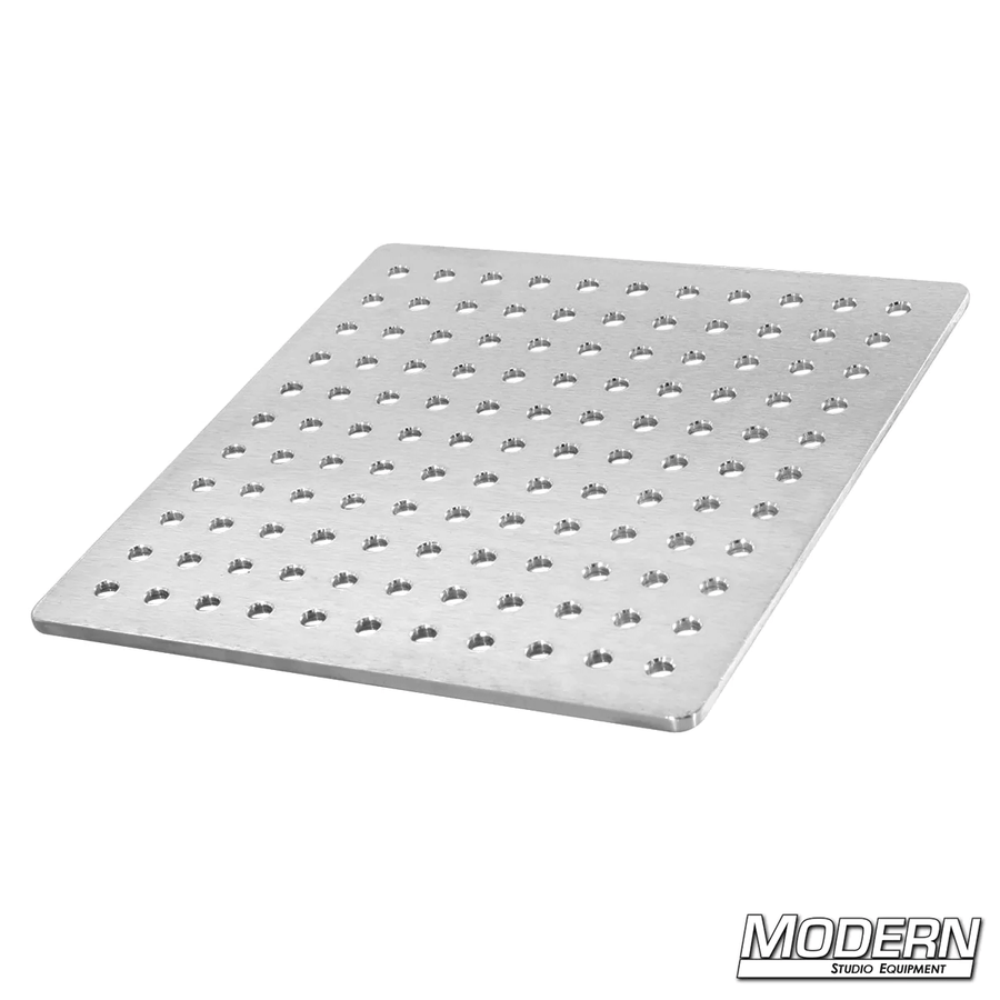 Aluminum cheese plate 12" x 12" x 1/4" for film grip rigging equipment