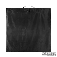 Black Basic Flag Bag 48"x48" with Velcro Closure and Handle for Film Grip Rigging