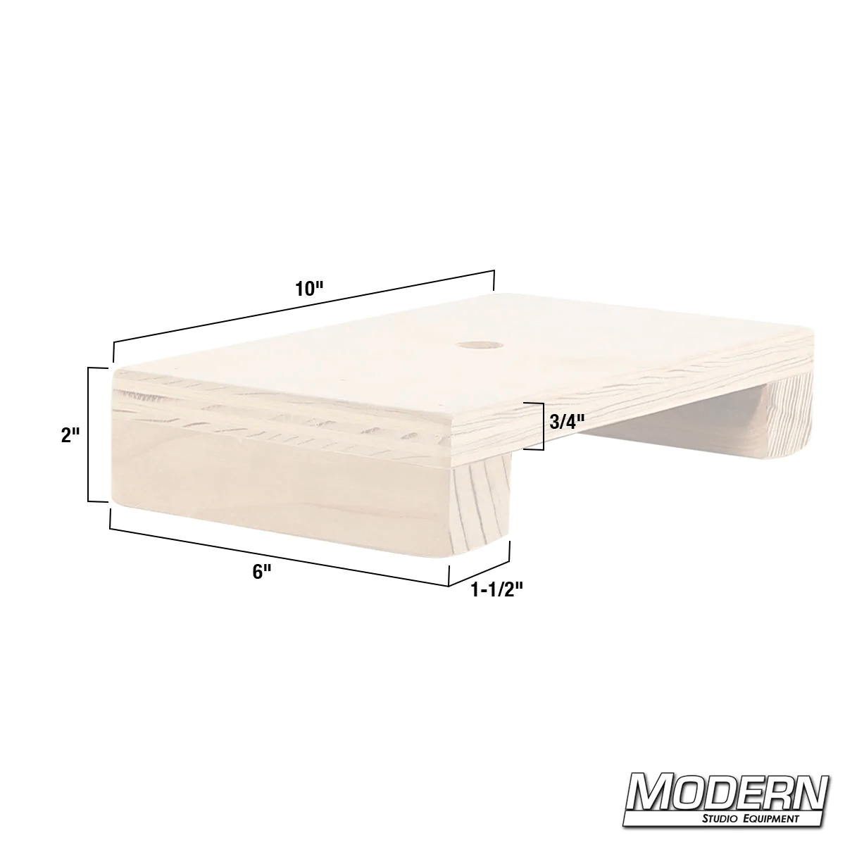 Basso Block dimensions for film grip rigging in steel carrier with handle