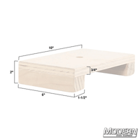 Basso Block dimensions for film grip rigging in steel carrier with handle