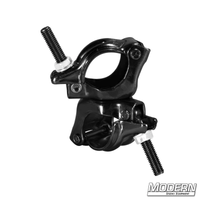 Swivel Cheeseboro Clamp - Black Zinc with Nut for film grip rigging, steel clamps with swivel and adjust freely features