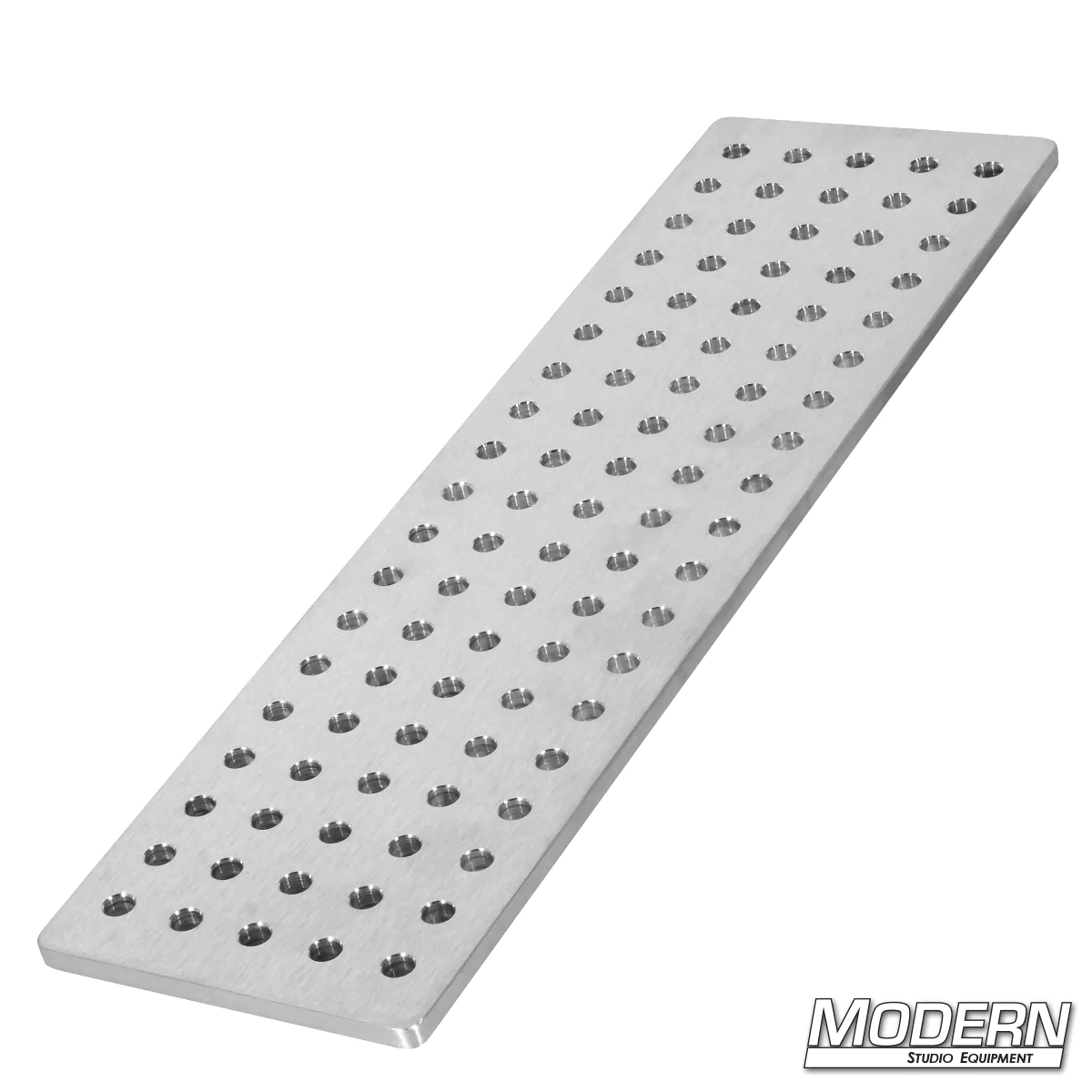 Aluminum cheese plate 5-1/2" x 20" x 3/8" for film grip and rigging equipment