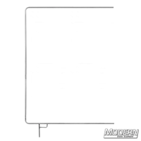 Open End Stainless Frame for film grip and rigging by Modern Studio Equipment. Ideal for various cinematic applications and setups.