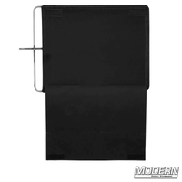 18-inch x 24-inch film grip rigging floppy with stainless steel frame and Commando cloth, opens to 36-inch x 24-inch, by Modern Studio Equipment.