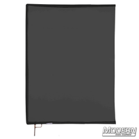 Black China Silk Scrim sewn onto 304 military-grade stainless frame, ideal for film grip rigging, diffuses direct light and removes reflectance.