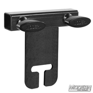 Ear for 1-inch Square Tube - Black Zinc with T-Handles