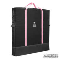 Black Cordura Flag Bag 36" x 36" with pink handles for film grip and rigging