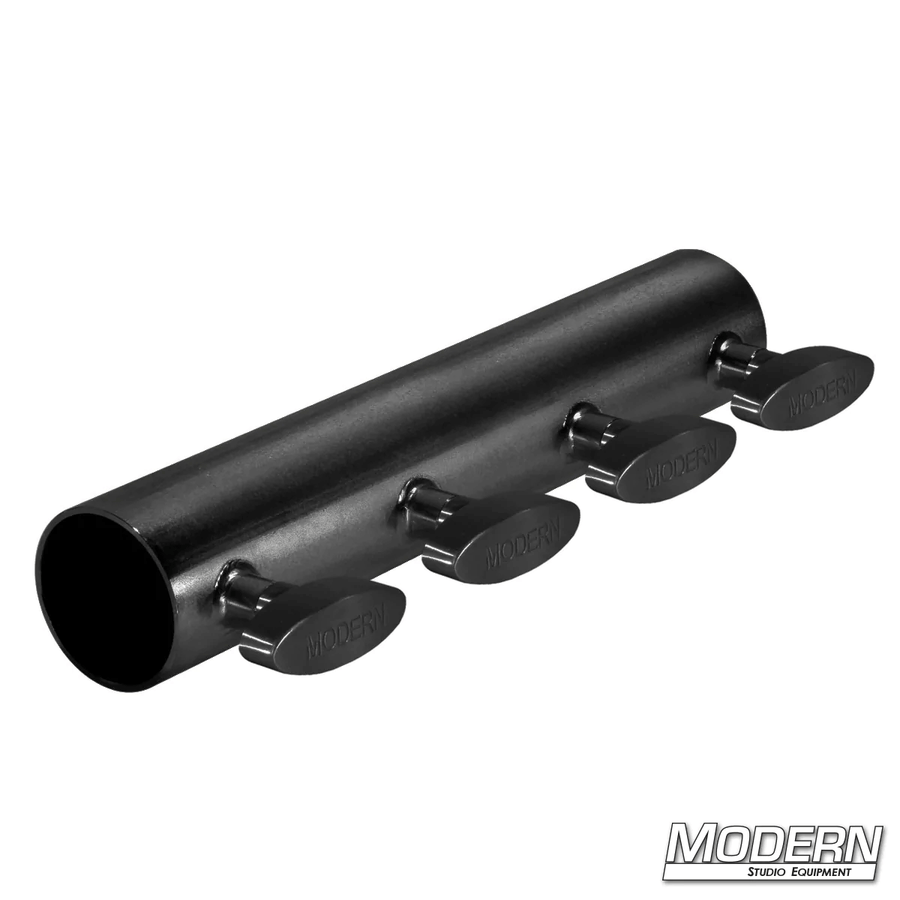 Sleeve for 1-1/2-inch Speed-Rail® in Black Zinc with T-Handles for film grip and rigging use, length 11.5”