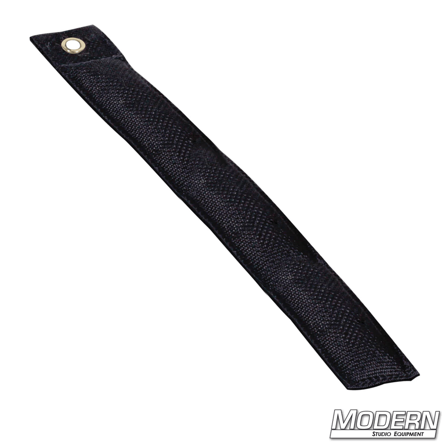 Modern 12-inch marker filled with shot for film grip and rigging, made of durable Cordura 1000 fabric.