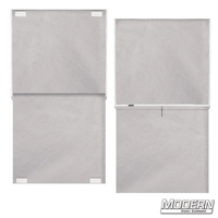 Unbleached Muslin Floppy - 48"x48" film grip rigging equipment with 304 stainless steel frame, used for light diffusion in studio settings.