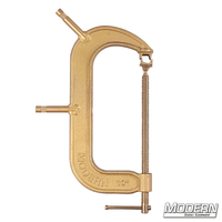 10 Inch Baby C-Clamp with Two 5/8" Baby Pins for Film Grip Rigging