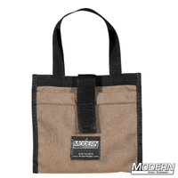 Modern Scrim Bag for 6-1/2 inch lighting scrims, made with durable Cordura 1000, featuring a stainless steel rod for film grip and rigging.