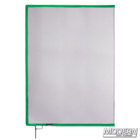 Black Single Scrim with 0.6 stop material for film grip rigging, reduces light without altering pattern or color temperature.