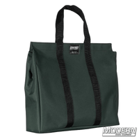 Durable green bag made of Cordura 1000 material for carrying corners and ears from 20' x 20' Speed-Rail® Frame Complete, used in film grip rigging.