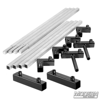 3/4-inch Square Aluminum Tubes and Connectors for Film Grip Rigging