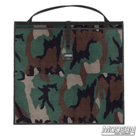 Modern Scrim Bag for 32" in camouflage design, made with Cordura 1000 and a stainless steel rod for film grip rigging