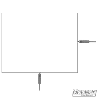 Open Flex Scrim Stainless Frame with Two Pins for Film Grip and Rigging