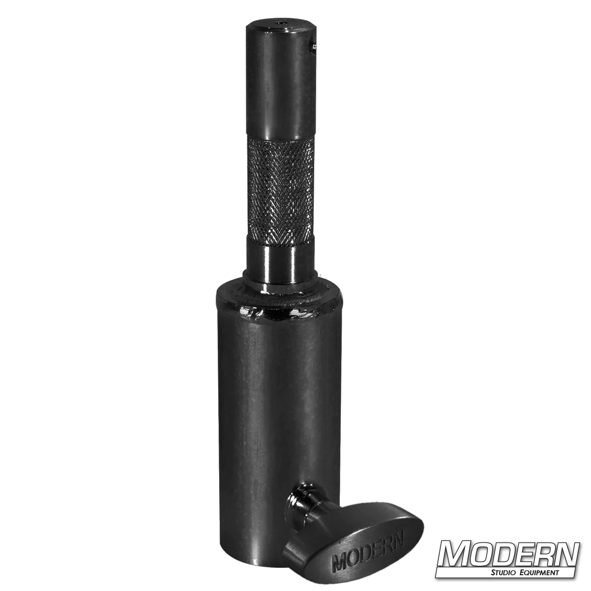 Pipe Receiver to Junior Male for 1-1/2-inch Speed-Rail® - Black Zinc with T-Handle