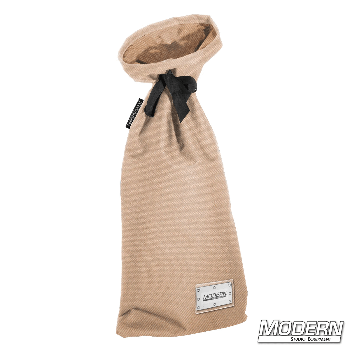 Beige Storage Bag with Nylon Cord and Label Sleeve, Ideal for Film Grip and Rigging Equipment