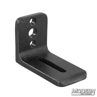 Cheese L-Plate with 1/4-inch Slot - Black Anodized for film grip rigging, made from 6061 aluminum for converting step ladders to mitchell mounts